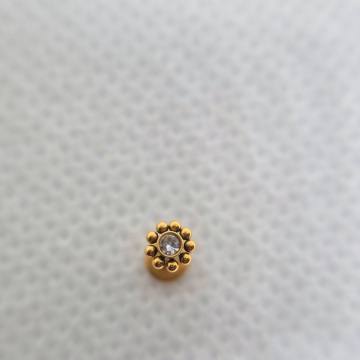 Gem and ball sun labret