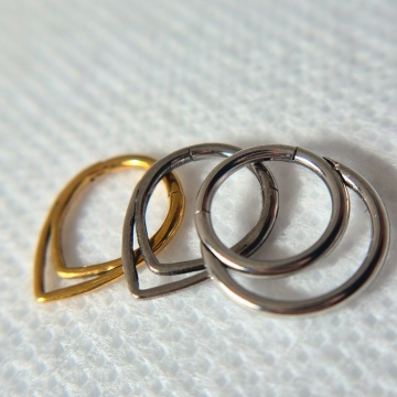 Double Plain hoops (round)
