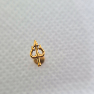 Tridant labret (gold)