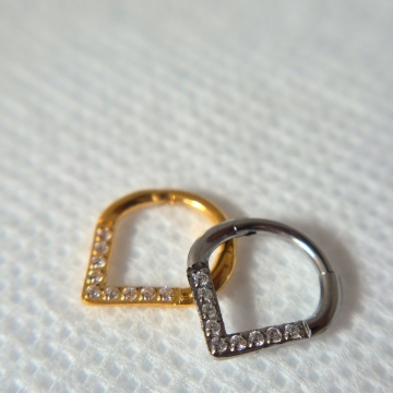 Tear Hoop (gold)
