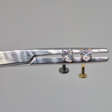 Belly Barbell floating (gold)