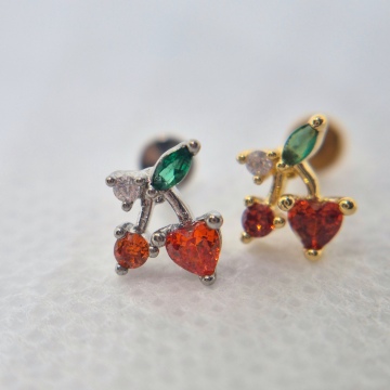 Cherry labret (silver)
